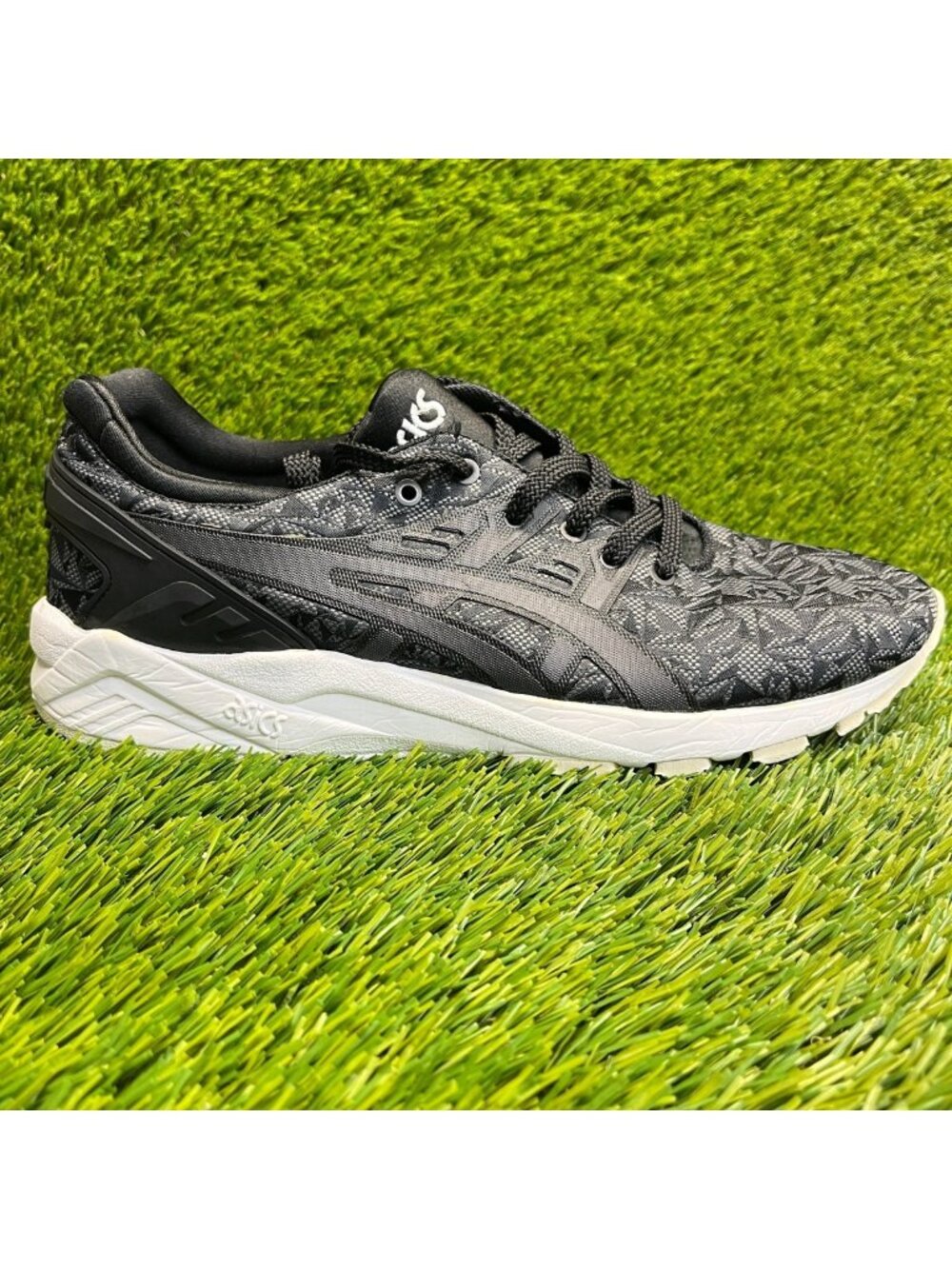 Asics Gel-Kayano Trainer Evo Mens Size 7.5 Black Athletic Running Shoes Sneakers